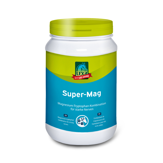 Lex Super-Mag Nahrungsergänzungsmittel Super-Mag von Lex, Magnesium-Tryptophan-Kombination zur Unterstützung der Nerven.