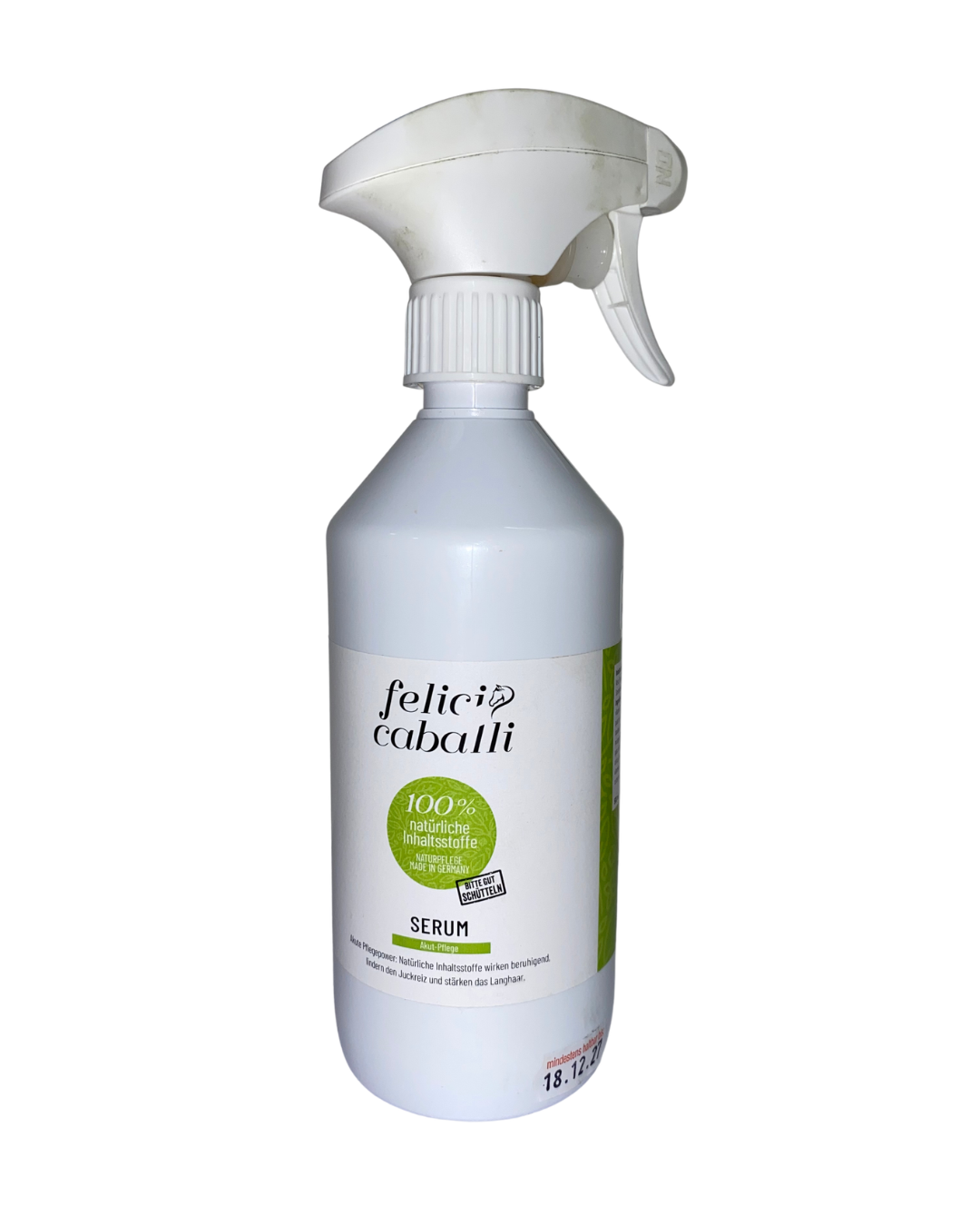 felici caballi - Serum grün, regt den Stoffwechsel der Haut an, 1 Liter Dose